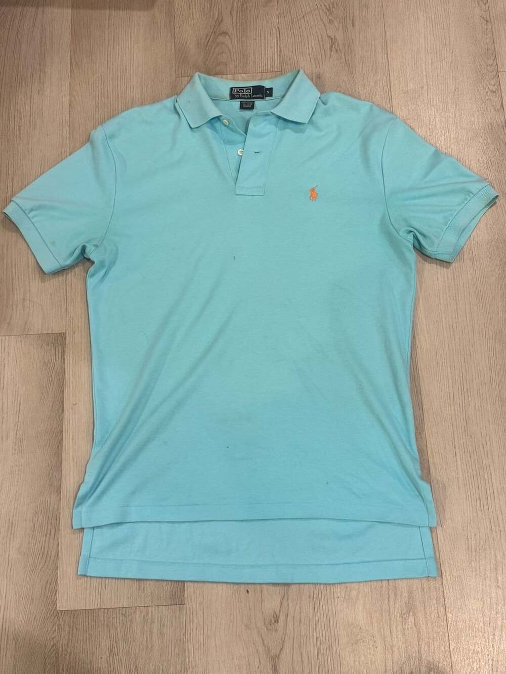 Polo Ralph Lauren Polo Shirt Size S Light Blue Cotton